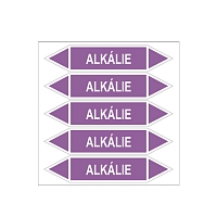 Značení potrubí, alkálie